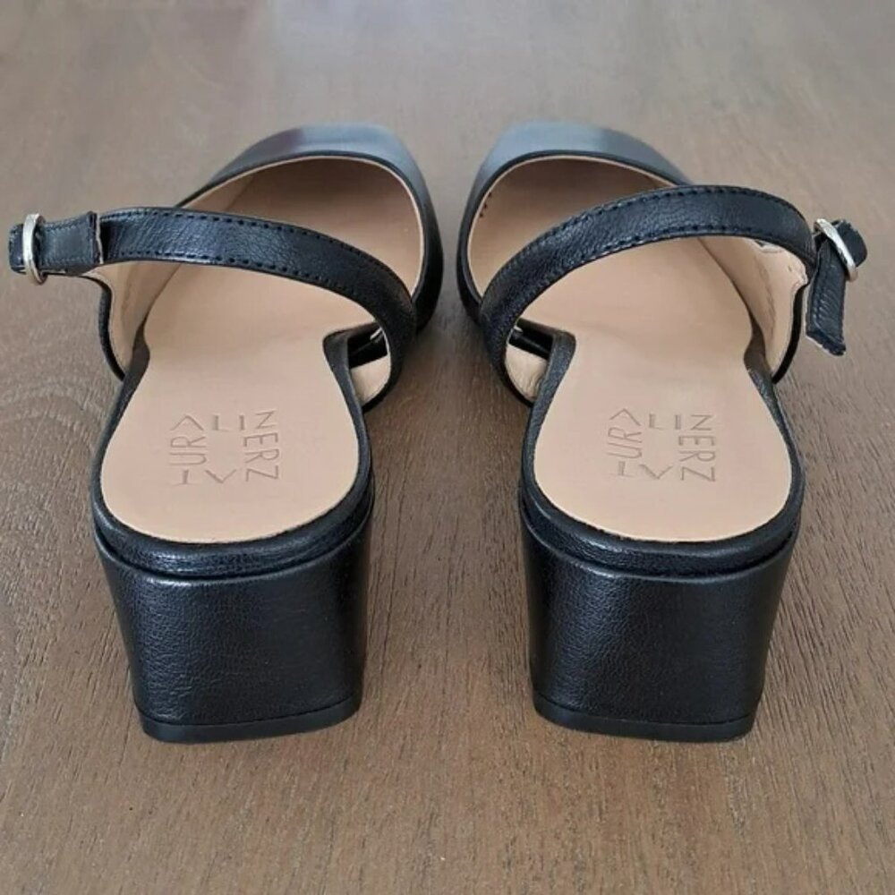 Naturalizer Jayla Slingback Pump - Color: Black Leather - Size: 7.5 Wide - Picture 6 of 9